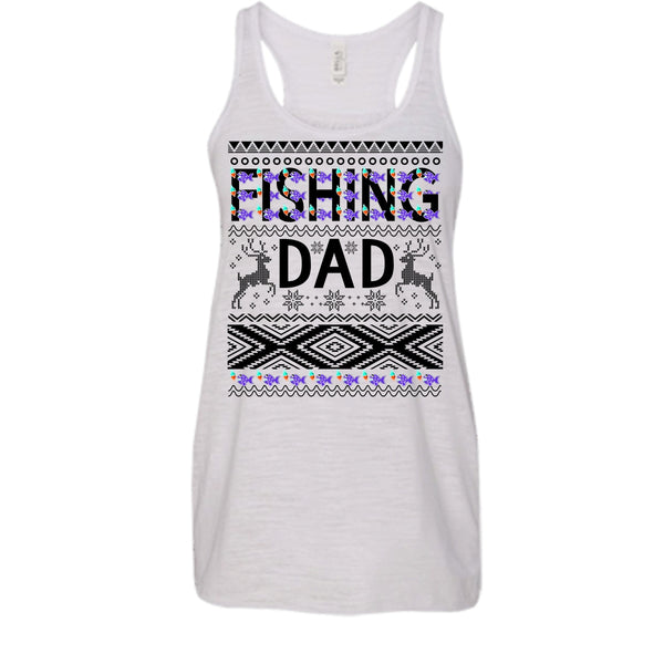 Fishing Dad T Shirt, Merry Christmas Gift Tank Top