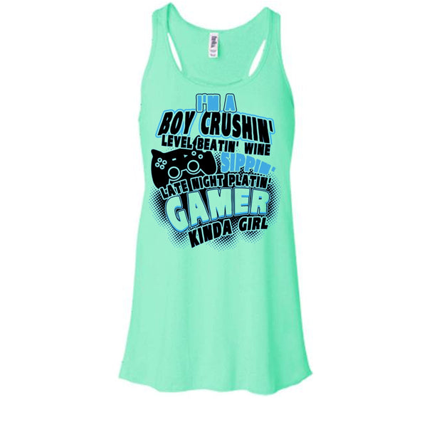 I'm A Boy Crushin' T Shirt, Coolest Gaming Girl Tank Top