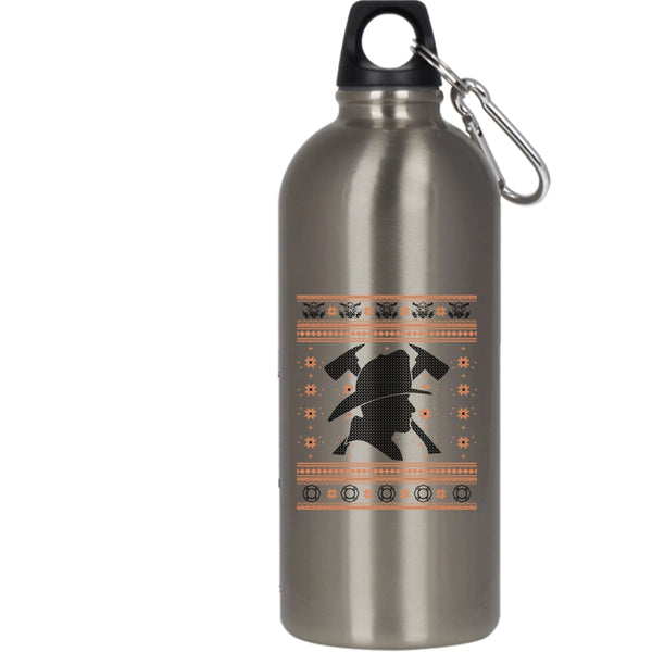 Cool Firefighter 20 oz Stainless Steel Bottle,Christmas Gift For Fireman Outdoor Sports Water Bottle