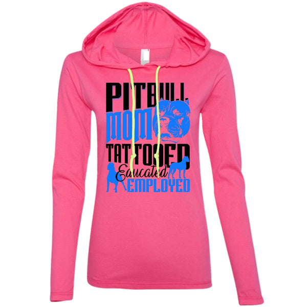Pit Bull Mom Tattooed Educated Employed T Shirt, I Love Pit Bull T Shirt, Awesome T-Shirts