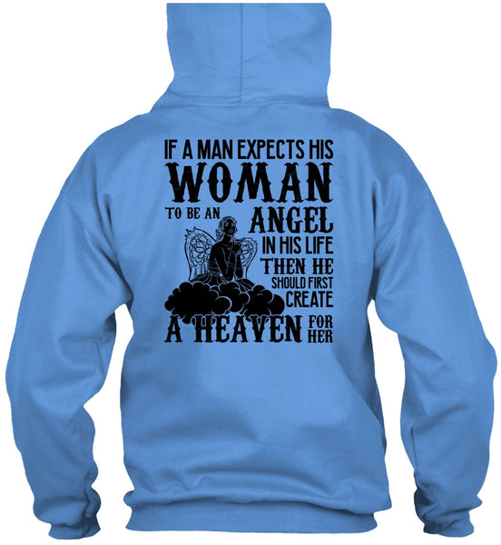 Woman To Be An Angel T Shirt, I Love Wife T Shirt