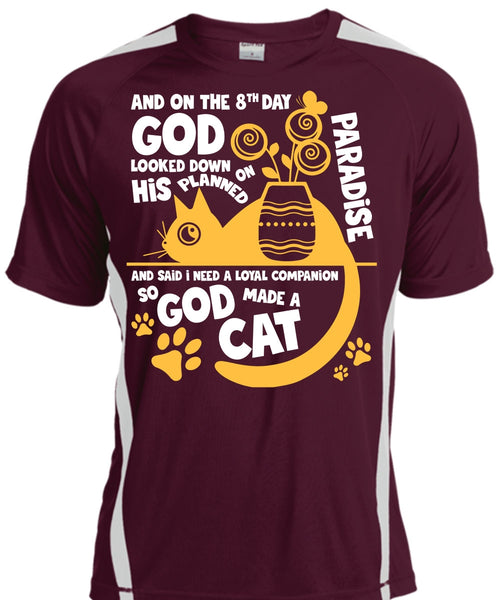 God Made A Cat T Shirt, His Planned On Paradise T Shirt, Cool Shirt