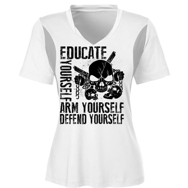 Educate Yourself Arm Yourself T Shirt, I Love Veteran T Shirt, Awesome T-Shirts