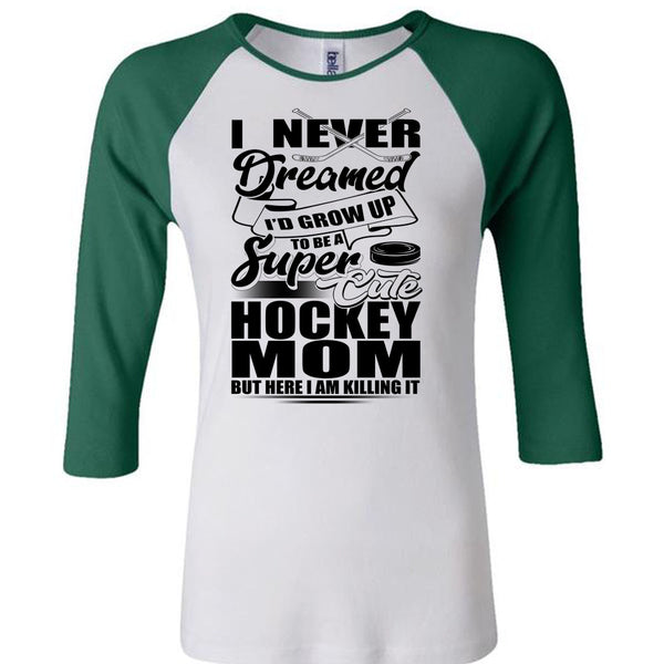 Cute Hockey Mom T Shirt, I Love Hockey T Shirt, Awesome T-Shirts