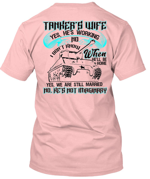 Tanker's Wife T Shirt, I Love Wife T Shirt