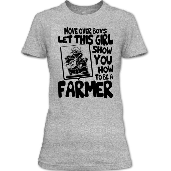 Let This Girl T Shirt, Coolst Farmer Girls T Shirt