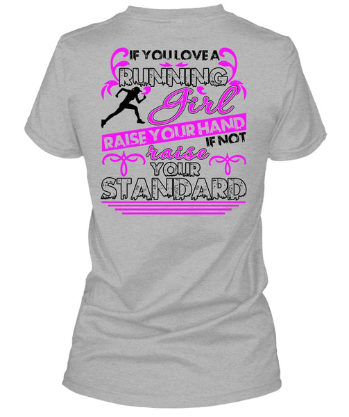 You Love Running Girl T Shirt, I Love Running T Shirt