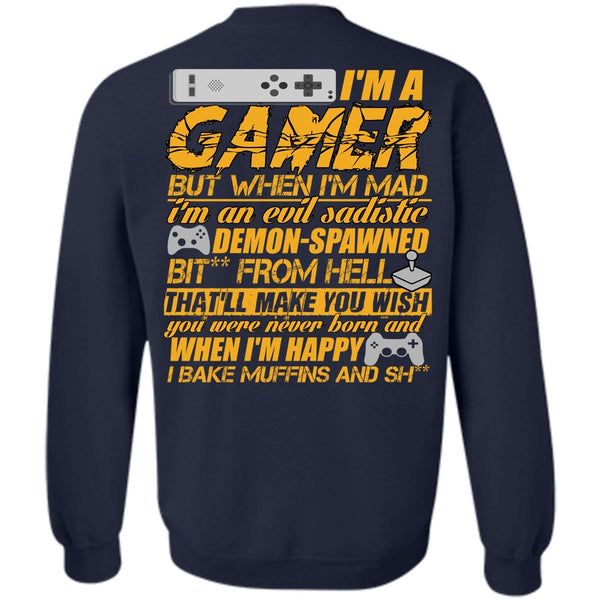 I'm Happy T Shirt, I Love Gaming Sweatshirt