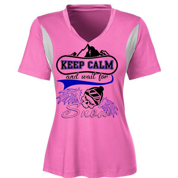 Keep Calm And Wait For Snow T Shirt, I Love Skiing T Shirt, Awesome T-Shirts