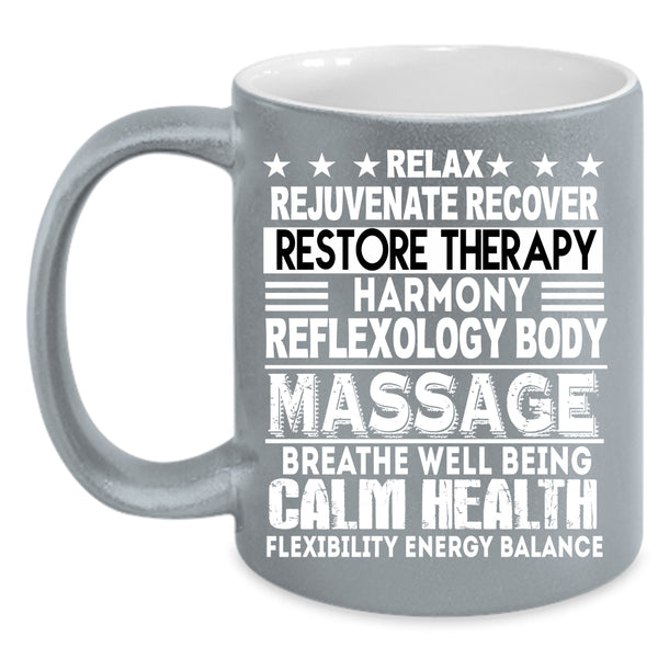 Massage Therapist Coffee Mug, Calm Health Coffee Cup
