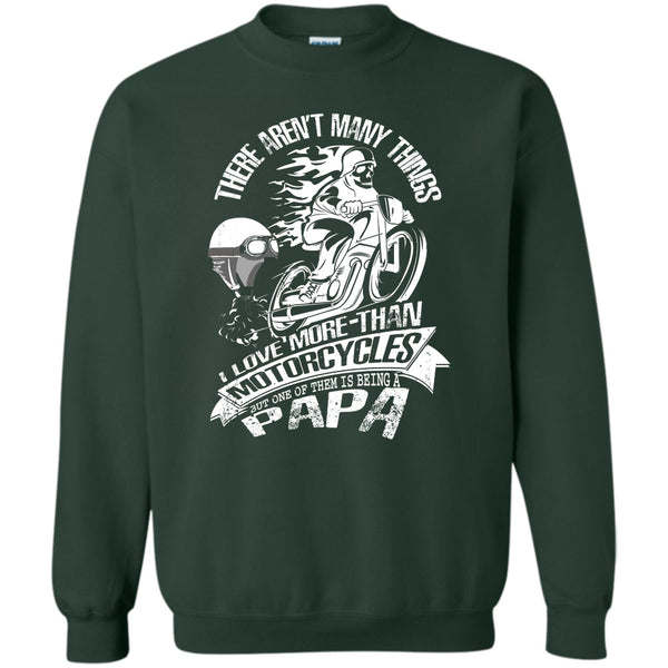 Being A Papa T Shirt, Coolest Biking Papa Sweatshirt