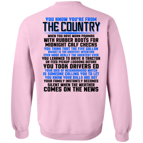 I Love Veteran T Shirt, You're From The Country Sweatshirt