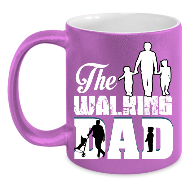 The Walking Dad Coffee Mug, Funny Gift For Dad Coffee Cup
