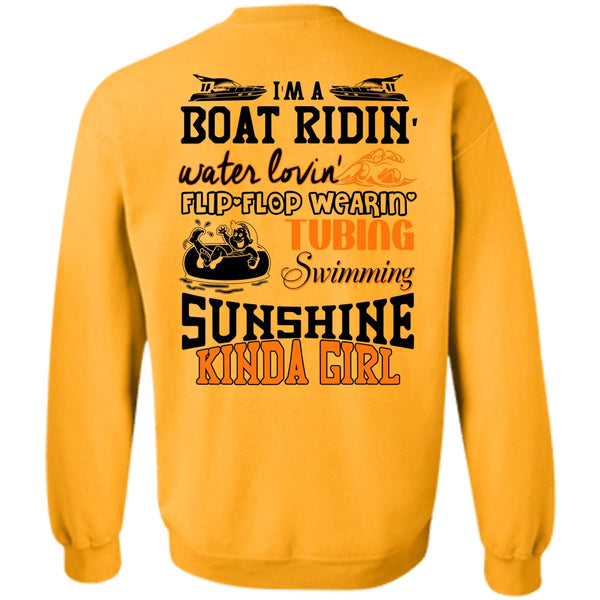 I Love Swimming T Shirt, Swimming Sunshine Kinda Girl Sweatshirt