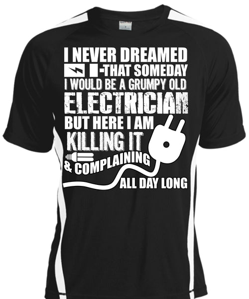 A black t-shirt with the shopify logo