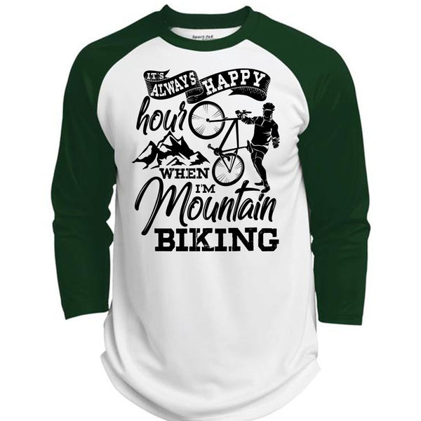 I'm Mountain Biking T Shirt, Being A Biker T Shirt, Awesome T-Shirts  (Polyester Game Baseball Jersey)
