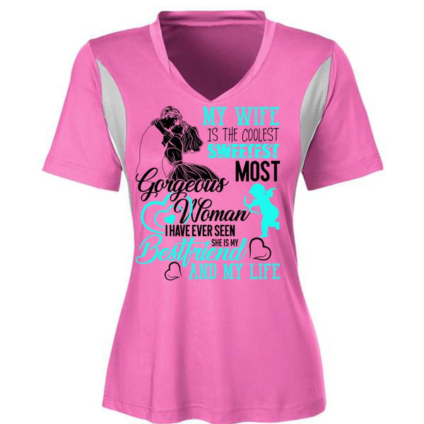 My Wife Is The Coolest T Shirt, I Love Husband T Shirt, Awesome T-Shirts