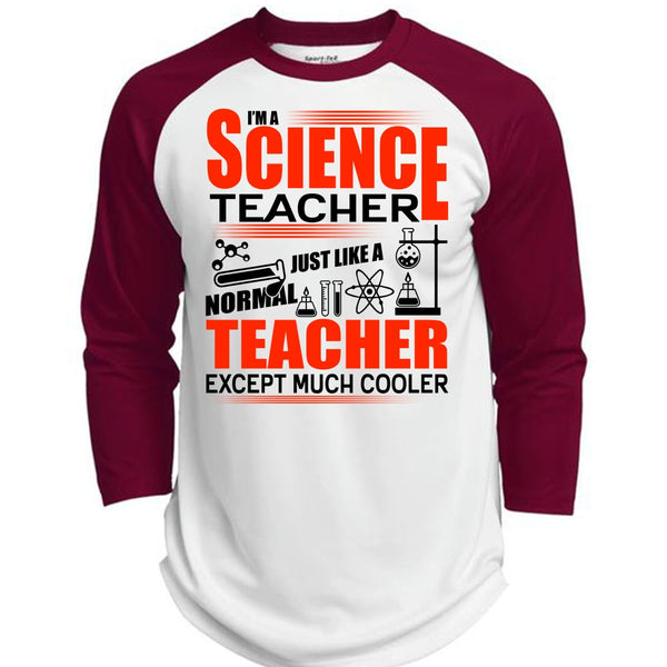 I'm A Science Teacher T Shirt, I Love Teacher T Shirt, Awesome T-Shirts  (Polyester Game Baseball Jersey)
