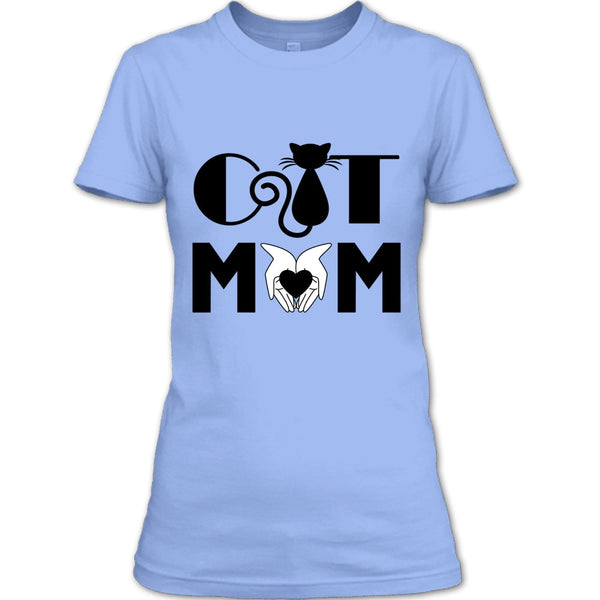 A black t-shirt with the shopify logo