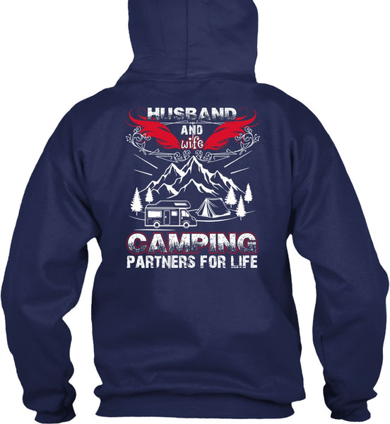 Husband And Wife Camping Partners For Life T Shirt, Being A Husband T Shirt