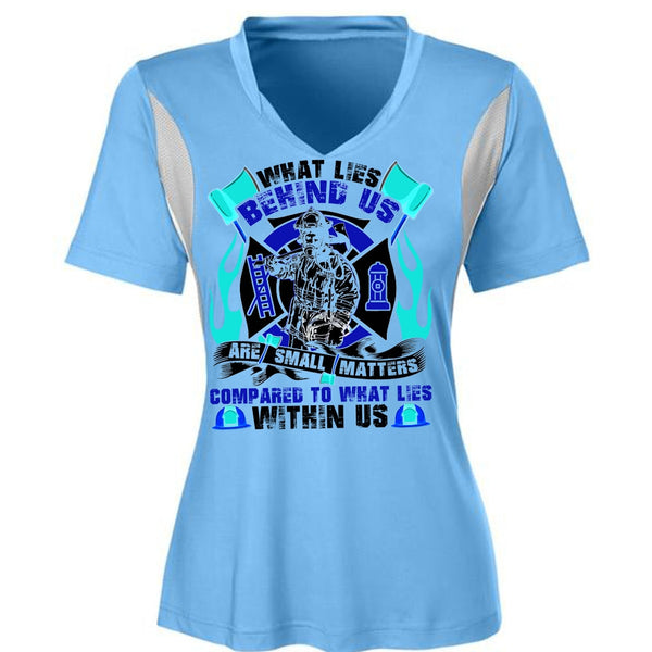 What Lies Behind Us Are Small T Shirt, I Love Firefighter T Shirt, Awesome T-Shirts