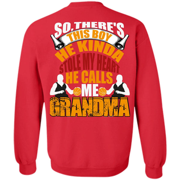 He Calls Me Grandma T Shirt, I Love Basketball Sweatshirt