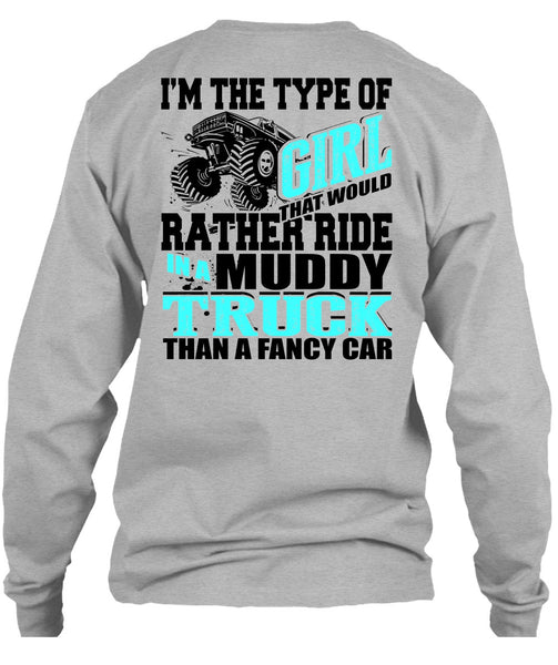 Ride In A Muddy Truck T Shirt, I Love Jeep T Shirt