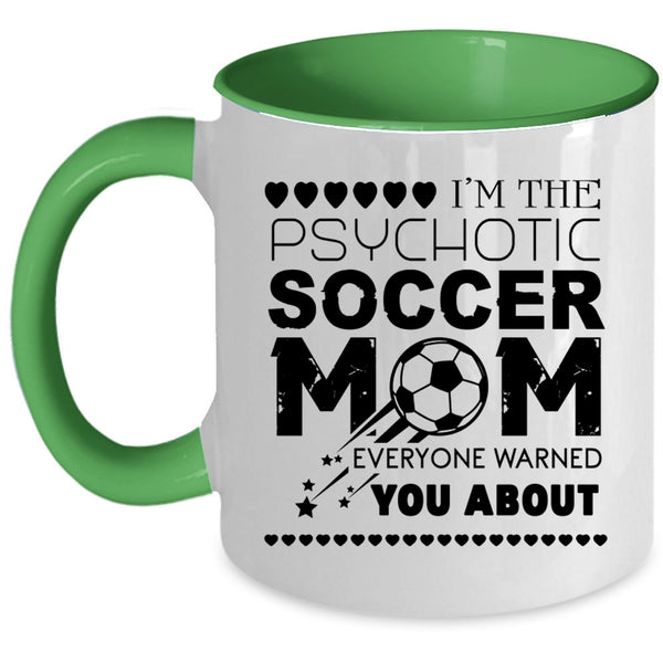 Crazy Enough To Love It Coffee Mug, Tough Enough To Be A Single Mom Accent Mug