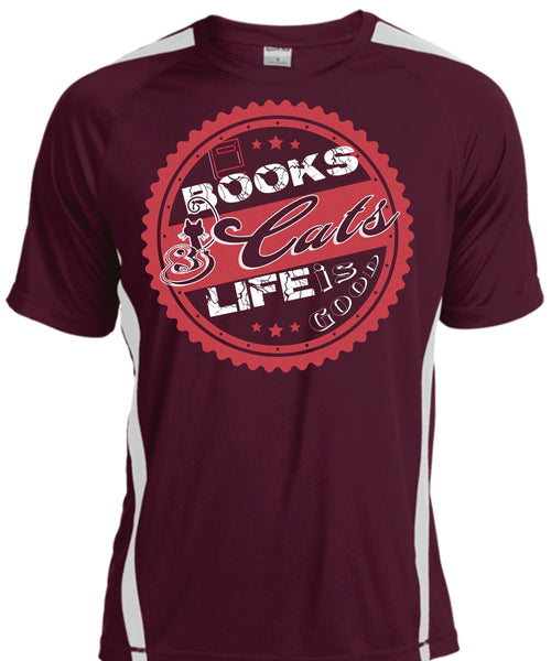 Book Cats Life Is Good T Shirt, My Life T Shirt, I Love Cats T Shirt