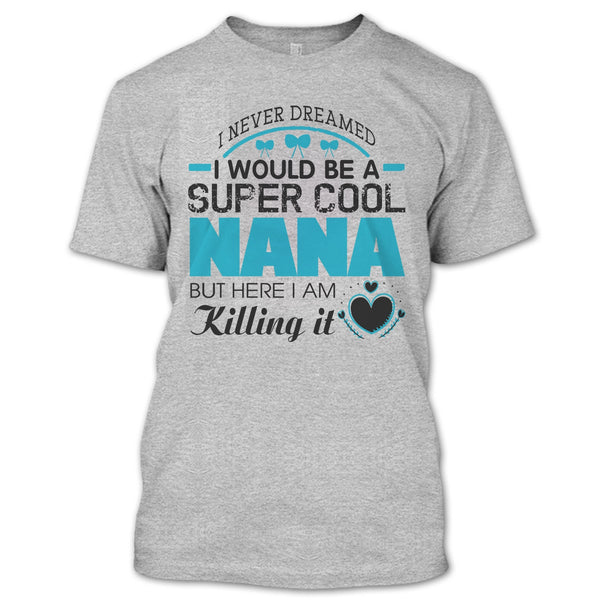 A black t-shirt with the shopify logo