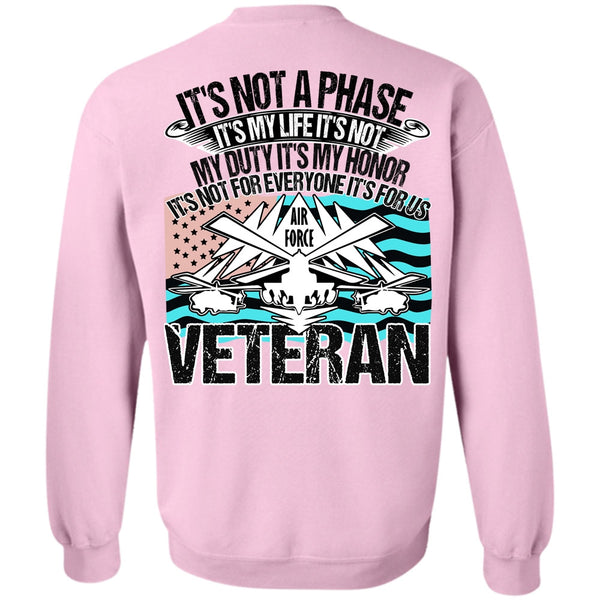 I Love Veteran T Shirt, Air Force Veteran Sweatshirt