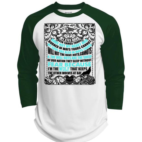 I'm The Wolf T Shirt, I Love Police T Shirt, Awesome T-Shirts  (Polyester Game Baseball Jersey)