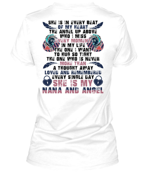 She Is My Nana And Angel T Shirt, I Love Nana T Shirt