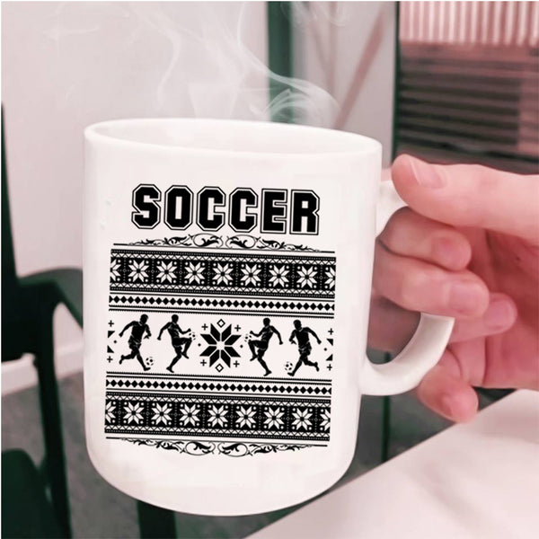 Noel Christmas Coffee Mug, Cool Soccer Cup