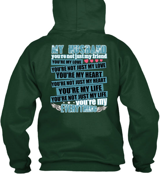 My Husband You're Not Just My Friend T Shirt, You're My Heart T Shirt
