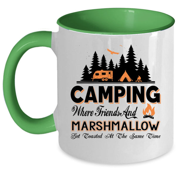 Best Gift For My Friends Coffee Mug, Camping Accent Mug