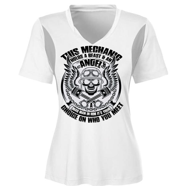 This Mechanic Holds A Beast T Shirt, I Love Mechanic T Shirt, Awesome T-Shirts