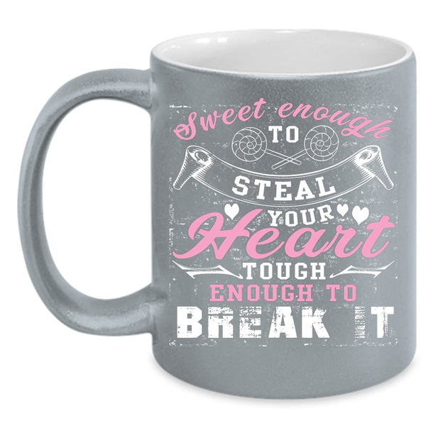 Sweet Enough To Steal Your Heart Coffee Mug, Cute Nurses Coffee Cup