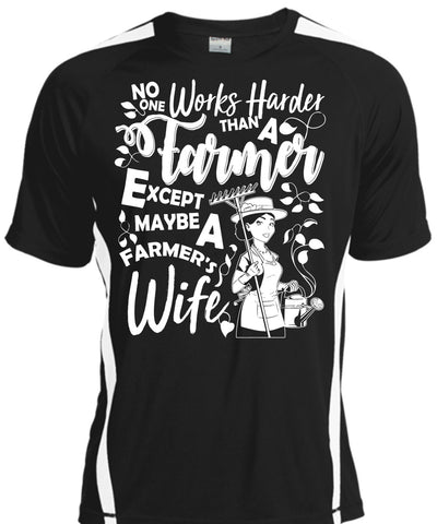A black t-shirt with the shopify logo