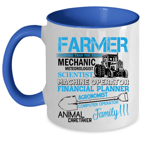 Best Gift For Famers Coffee Mug, Farmer Accent Mug