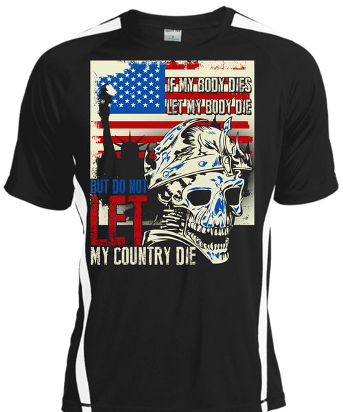 A black t-shirt with the shopify logo