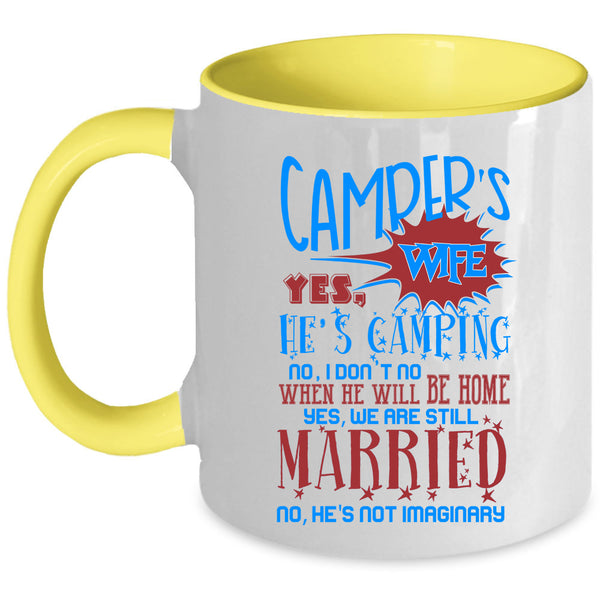 Beautiful Wife Coffee Mug, Camper's Wife Accent Mug