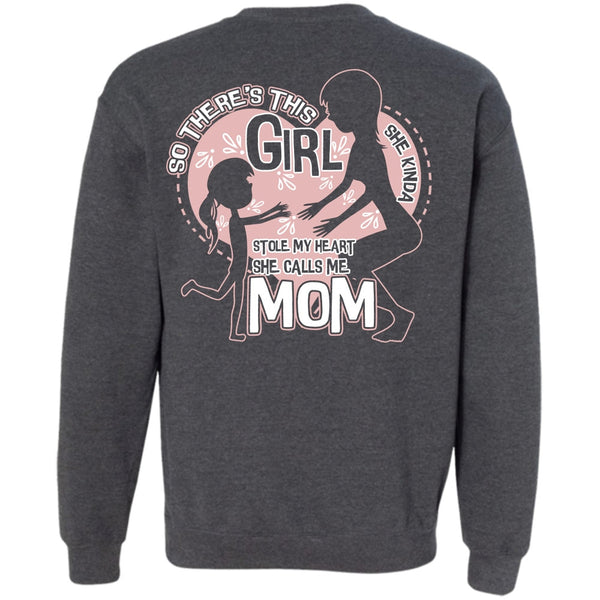 Being A Mom T Shirt, She Kinda Stole My Heart Sweatshirt