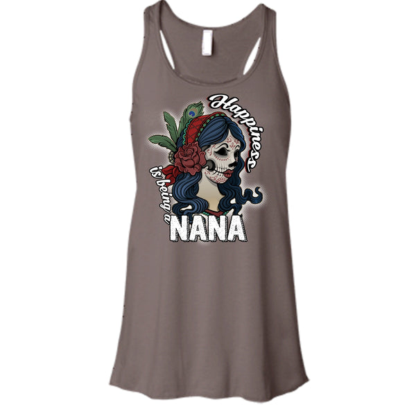 Happiness Is Being A Nana T Shirt, Coolest Nana Tank Top