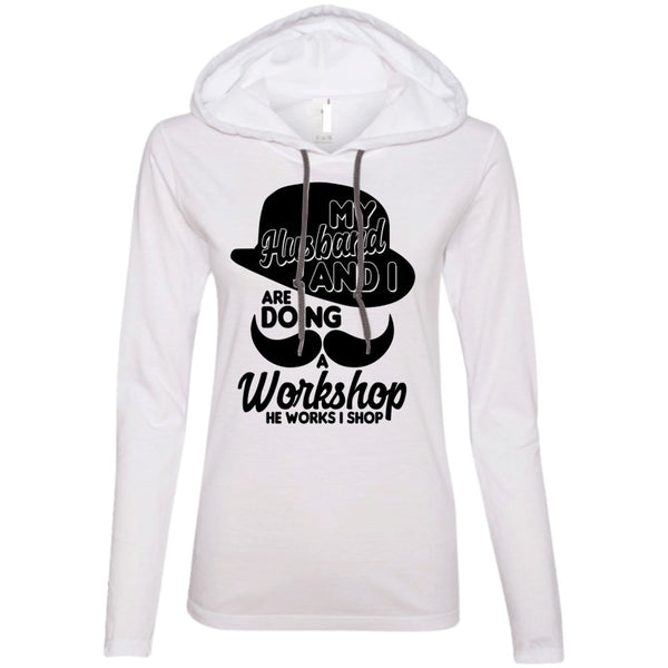 A black t-shirt with the shopify logo