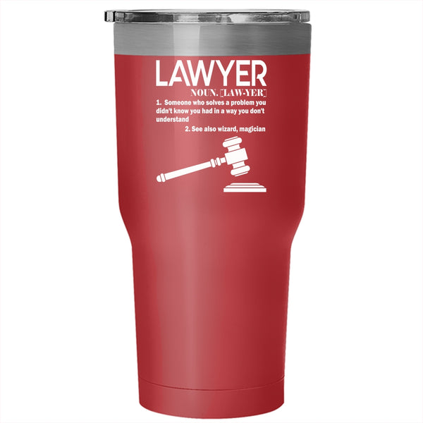 Lawyer Tumbler 30 oz Stainless Steel, Best Gift For Lawyer Travel Mug