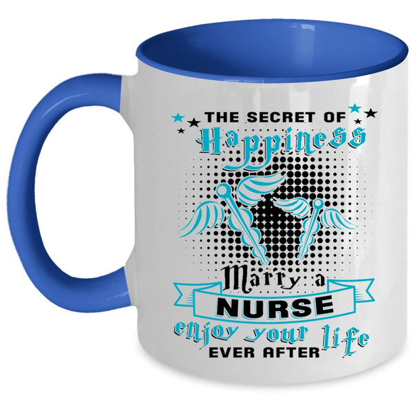 I Love My Nurse Coffee Mug, Marry A Nurse Accent Mug