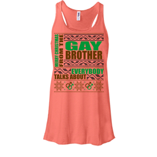 Merry Christmas From The Gay brother T Shirt, Gift For Gay Brother T Shirt, Awesome t-shirts