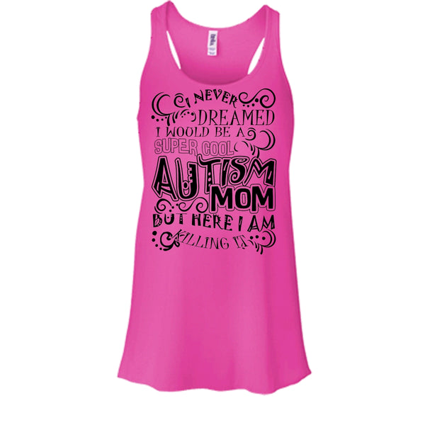 Cool Autism Mom T Shirt, Gift For Autism Mom Tank Top