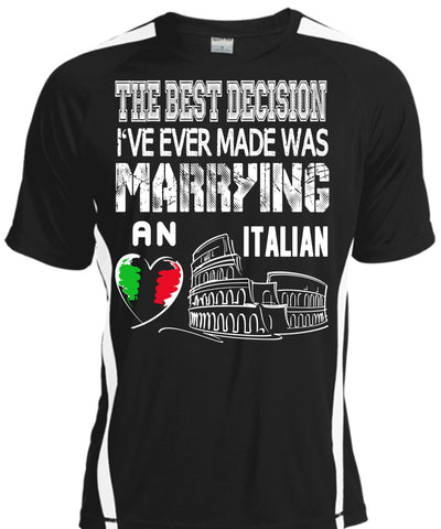 A black t-shirt with the shopify logo